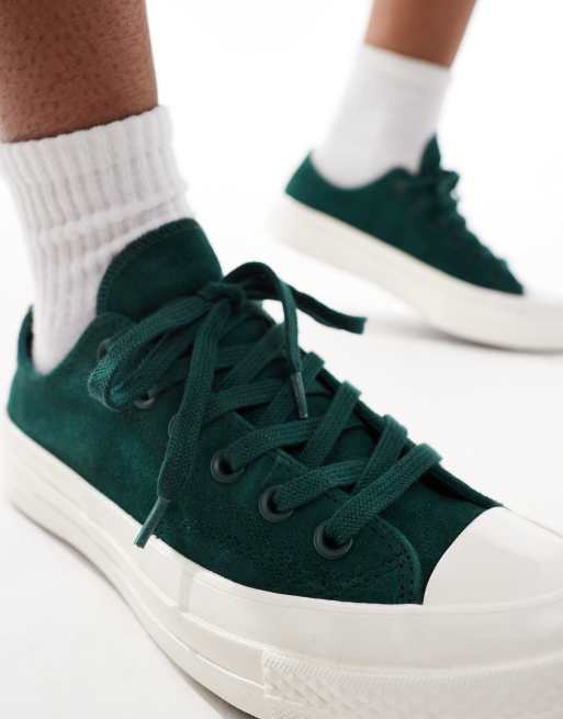 Converse Chuck 70 Ox sneakers in dark green ASOS
