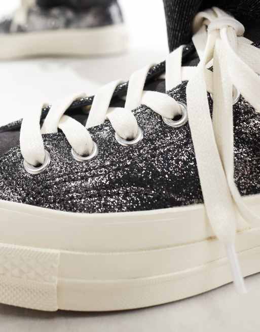 Converse Chuck 70 Ox sneakers in dark silver, 3 of 5