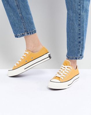 converse shoes mustard yellow