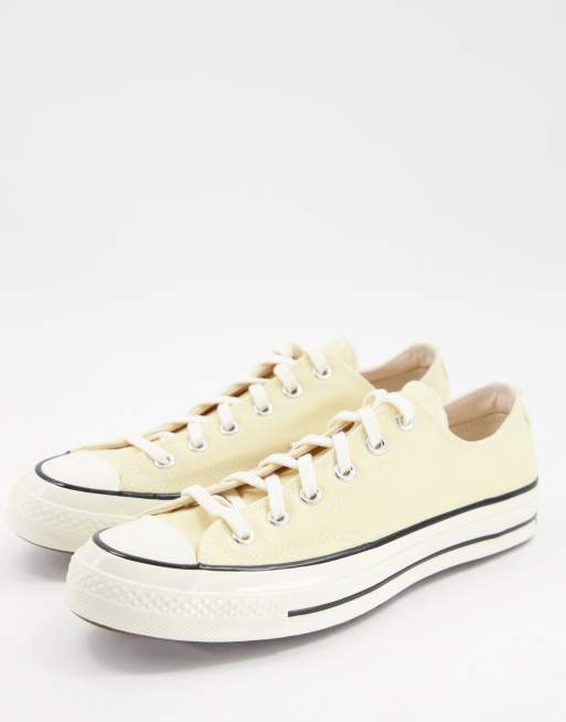 Pale deals yellow converse