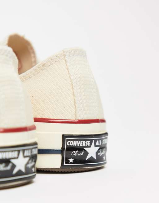 Converse - Chuck 70 Ox - Sneakers in tela color pergamena, 3 di 4