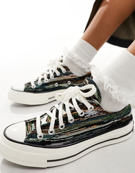 Converse - Chuck 70 Ox - Sneakers nere e multicolore
