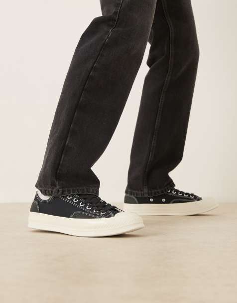 Converse - Chuck 70 Ox - Sneakers nere in materiali misti - view 1