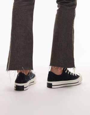 Converse Chuck 70 Ox trainers in black leopard print