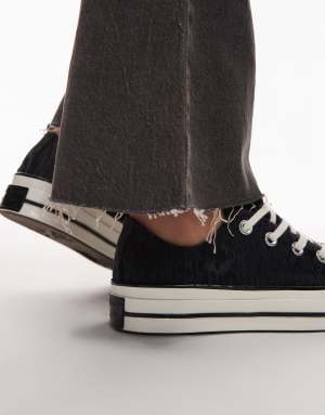 Converse Chuck 70 Ox trainers in black leopard print