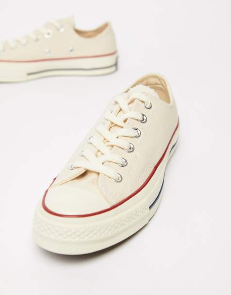Converse Chuck 70 Ox trainers in cream - view 1