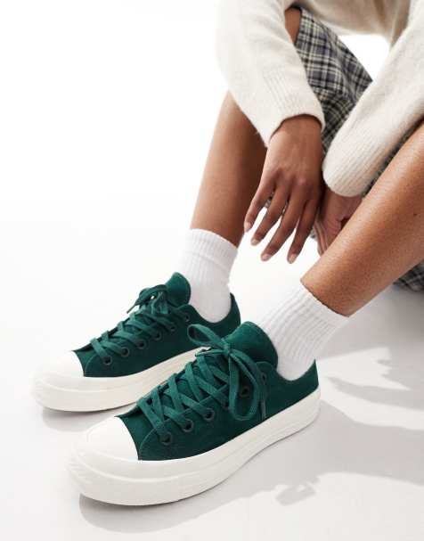 Converse Chuck 70 Ox trainers in dark green - view 1