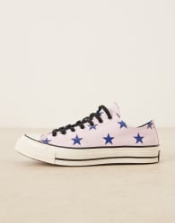 Converse Chuck 70 Ox trainers with star print in pink