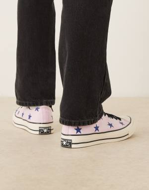 Converse Chuck 70 Ox trainers with star print in pink
