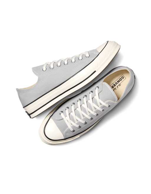 Converse grey canvas store
