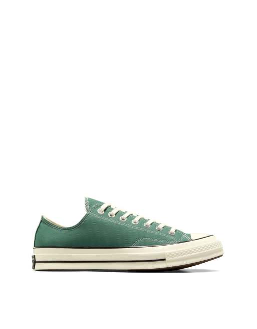 Converse – Chuck 70 Ox Vintage – Sneaker aus Canvas in Ulmengrün/Reiherweiß/Schwarz