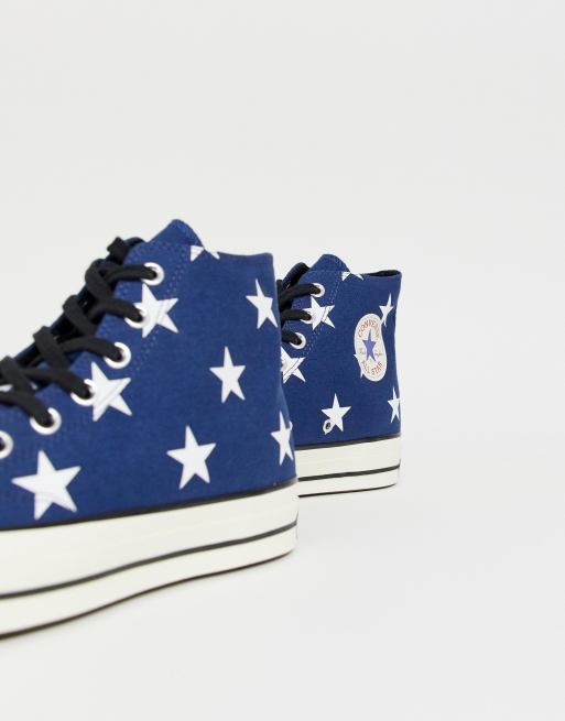 converse etoile bleu