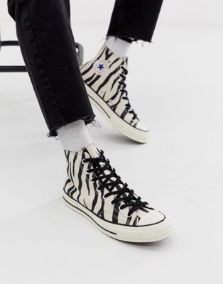 converse zebra shoes