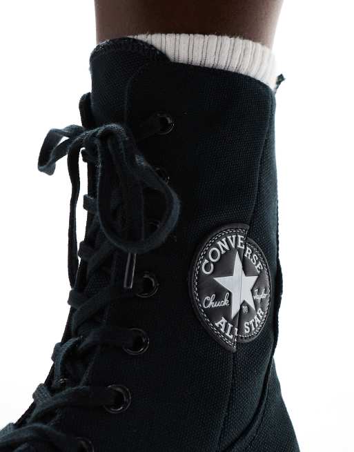 Converse Chuck 70 Plus X Hi Stiefel in Schwarz