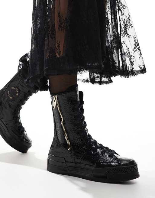 Converse Chuck 70 Plus XHI Leather sneakers in black