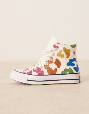 【むぎたろう】Chuck Taylor ALL Star 70 HI Converse Unisex Taylor Chuck 70 Hi Sneaker, Black, Black