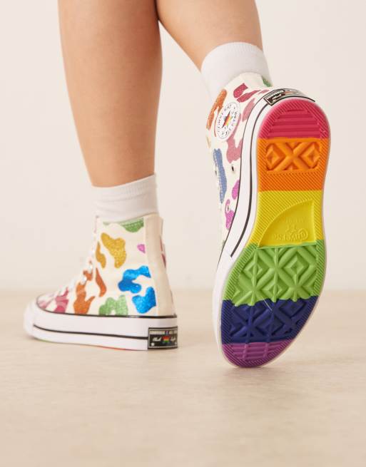 【むぎたろう】Chuck Taylor ALL Star 70 HI Converse Unisex Taylor Chuck 70 Hi Sneaker, Black, Black