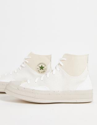 Converse Chuck 70 Renew HI Ideal Craft trainers in natural canvas