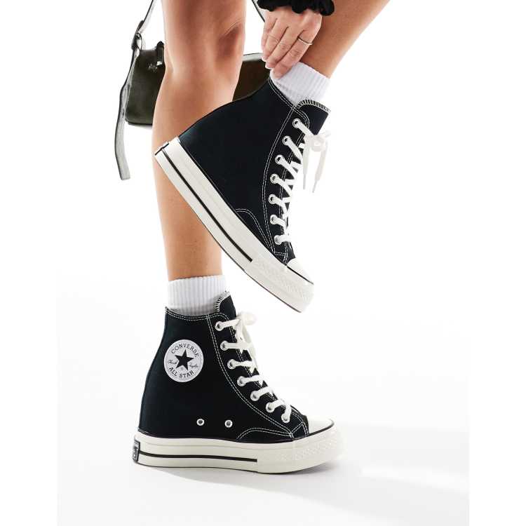 Converse Chuck 70 Sneaker in Schwarz mit Keilabsatz ASOS