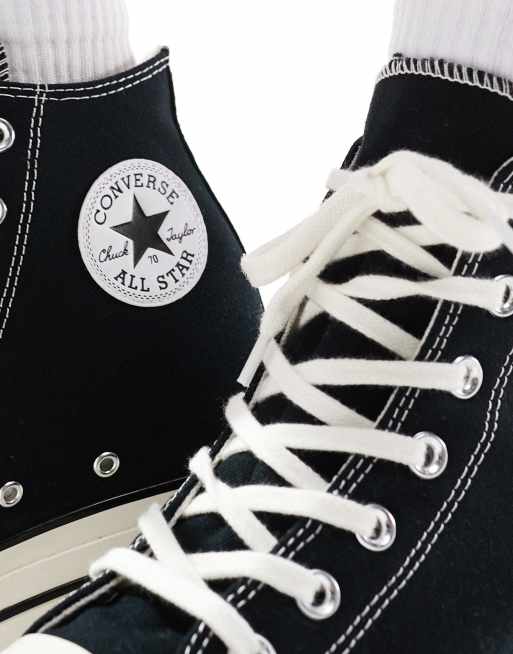 Black ankle converse clearance