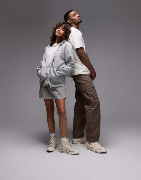 Converse - Chuck 70 - Sneakers alte color pietra - view 1