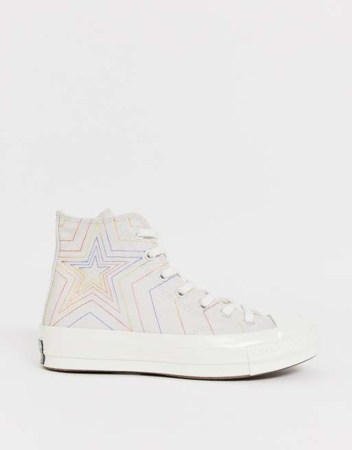 Converse hotsell alte arcobaleno