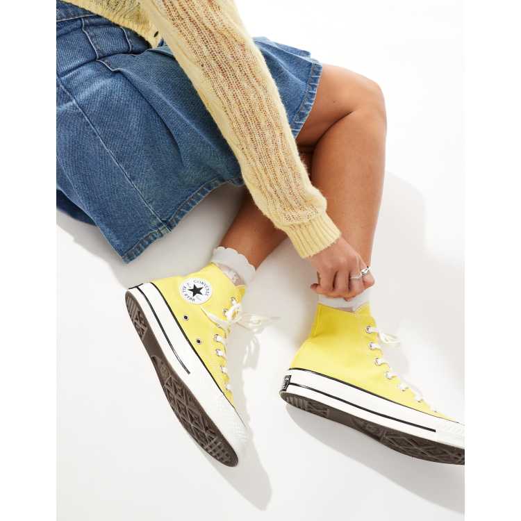 Converse alte giallo online