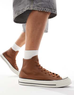 Converse - Chuck 70 - Sneakers alte marroni - view 1