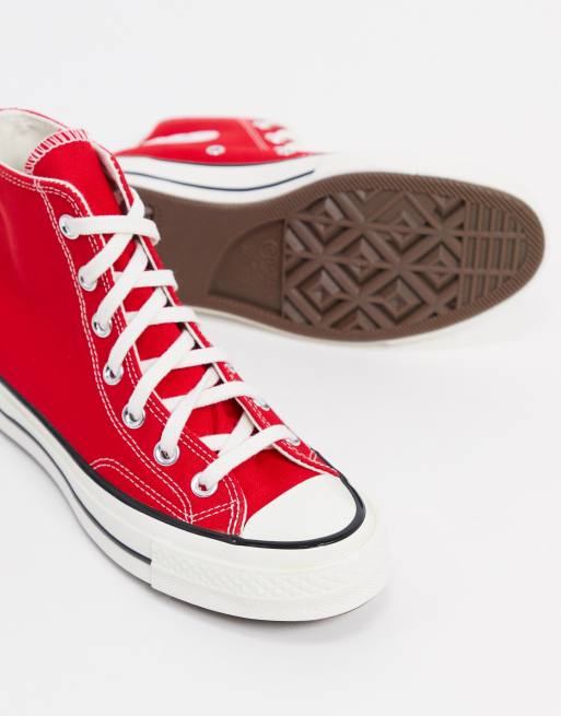 Converse rosse shop alte prezzo