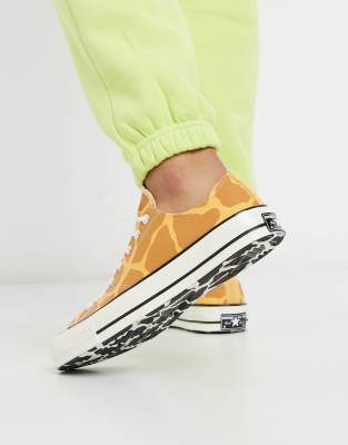 converse basse arancione
