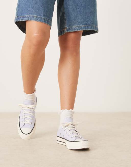 Converse Chuck 70 sneakers in light blue, 3 of 5