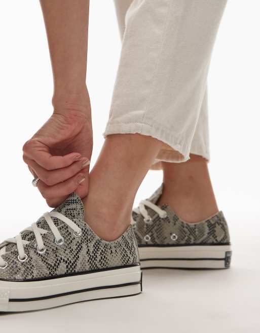 Converse Chuck 70 sneakers in snake print, 3 of 5