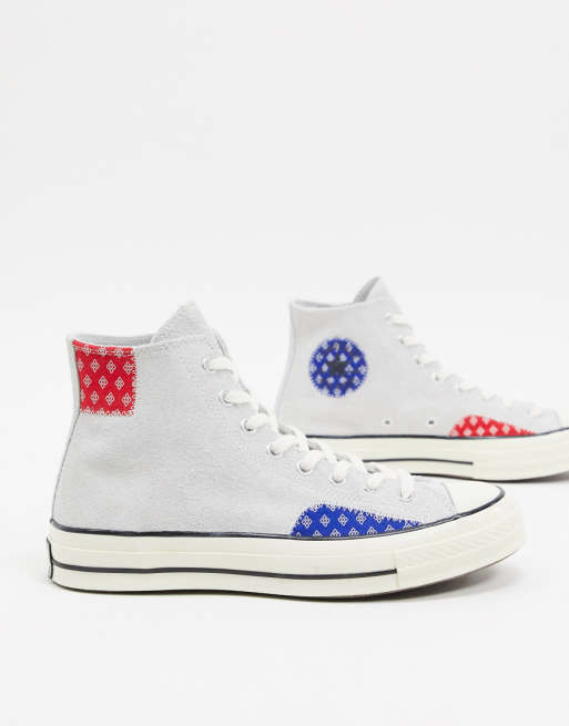 Converse Chuck '70 twisted prep Converse Chuck 70 off white patchwork
