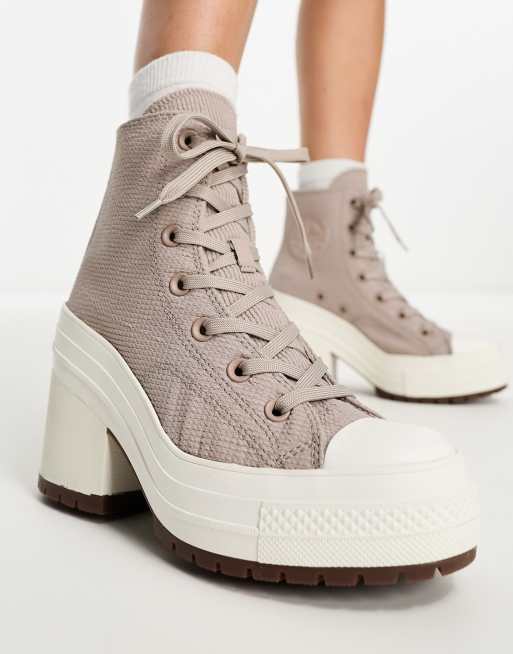 Converse Chuck Deluxe heeled sneaker boots in | ASOS