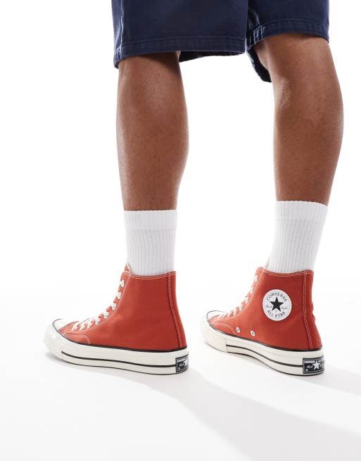 Converse - Chuck 70's Hi - Orange sneakers, 4 af 5