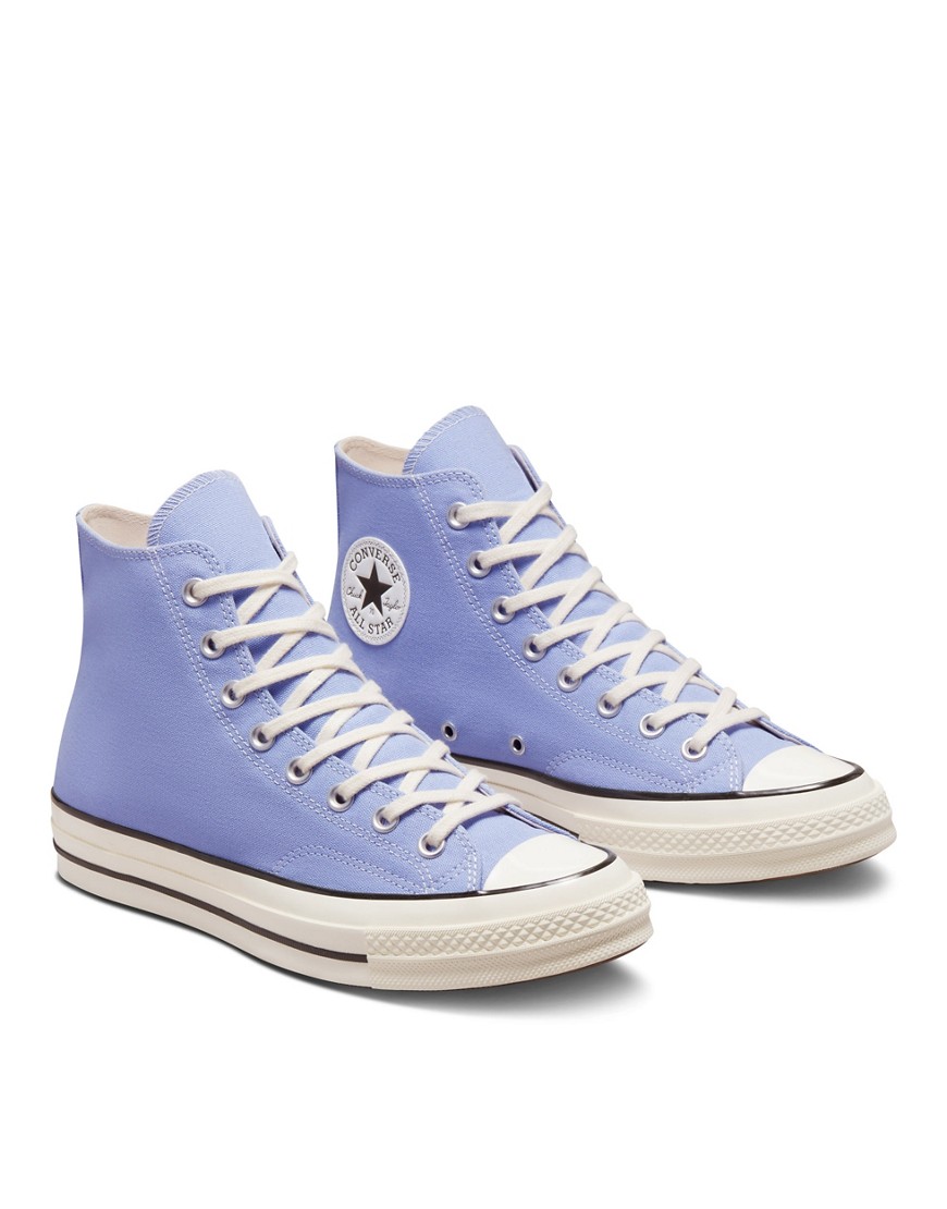 Shop Converse Chuck 70s Hi Sneakers In Ultraviolet-purple