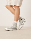[Converse] Converse Chuck 70s Hi sneakers with stitched star detailing in blue 41 Light blue