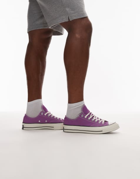Converse Chuck 70s Ox trainers in purple - view 1