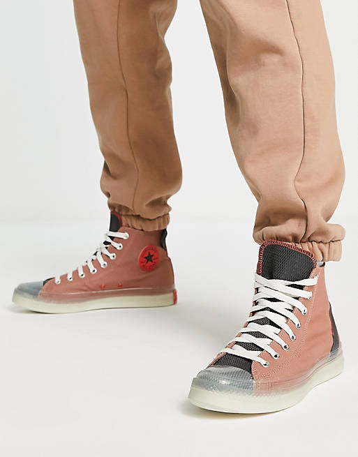 Converse - Chuck CX Hi Throwback - Brune sneakers | ASOS