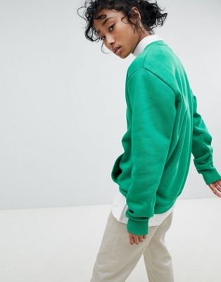 green converse sweatshirt