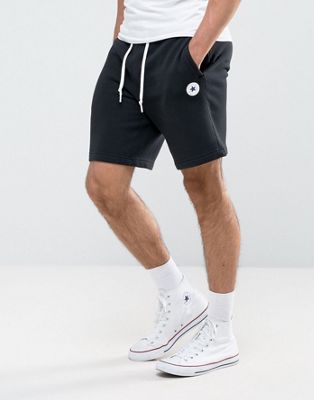 black converse and shorts