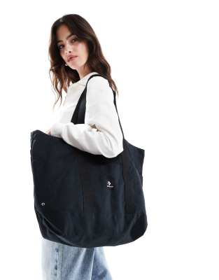Converse - Chuck Premium - Tote tas van canvas in zwart | ASOS