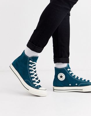 Converse - Chuck - Sneakers anni '70 blu scamosciato | ASOS