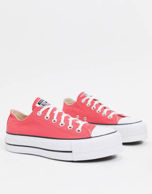 converse red platform