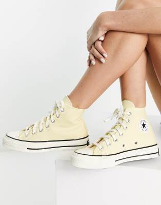 Converse jaune clearance beige