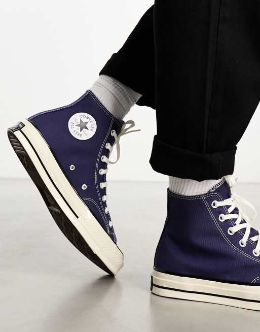 Converse store montant bleu