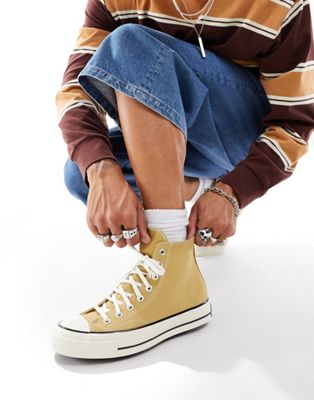 Converse Chuck Taylor 70 Hi trainers in sand - ASOS Price Checker