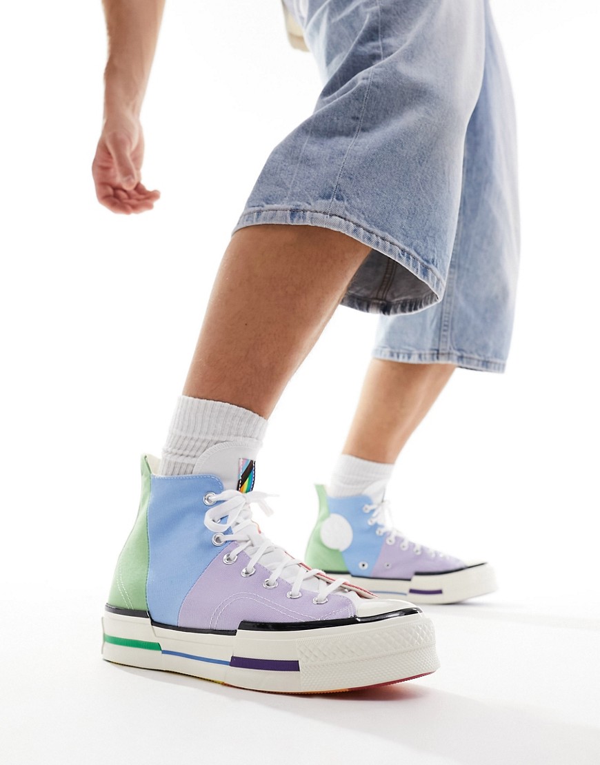 Converse Chuck Taylor 70 Hi Pride Sneakers In Multi-white