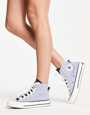 comme de garcons converse blue