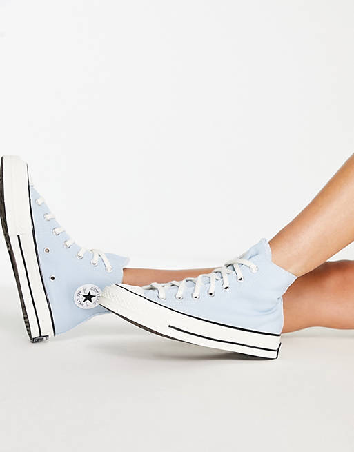 Converse Chuck Taylor 70 Hi trainers in baby blue | ASOS